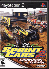 Sprint Cars 2 Showdown at Eldora Playstation 2 US box art